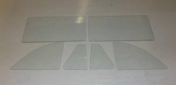 1942, 1946-1948 Plymouth Coupe Club Side Glass Set PCLUBSS4268