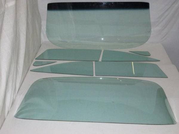 1963-1964 Buick / Chevrolet / Pontiac 2 Door Sedan Complete Glass Package- Short Quarter CG-BCP-63-64-2S-SQ