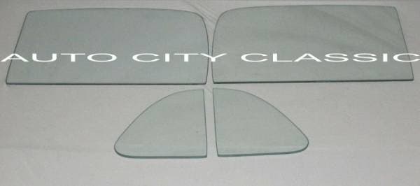1946-1948 Chrysler / De Soto / Dodge Coupe 3 Passenger 4 Piece Side Glass Set SS-CDD-46-48-CP-3P