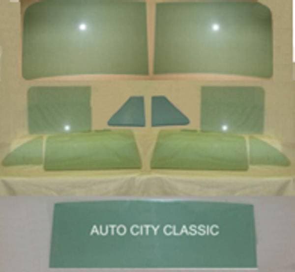1949-1952 Chevrolet / Oldsmobile 4 Door Sedan Rear Stationary Vent Complete Glass Package CG-CO-49-52-4S-2P-STV