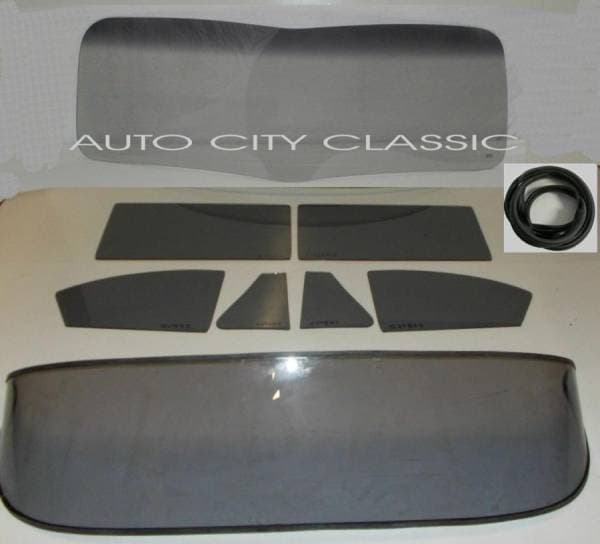 1941-1942, 1946-1948 Buick / Chevrolet / Oldsmobile / Pontiac Coupe Complete Glass Package VBend CG-COP-41-48-CP-VB-SLQ