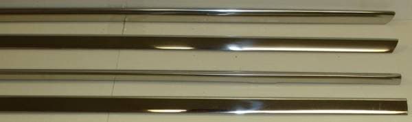 1958 Chevrolet Impala 2 Door Half Set Exterior Door and Quarter Molding