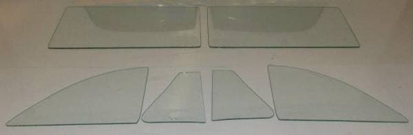 1961-1962 Cadillac Convertible Side Glass Set SS-CAD-61-62-CV