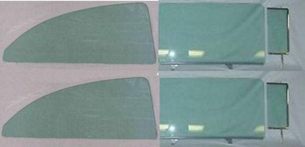 1955-1957 Chevrolet 2 Door Wagon 150 8 Piece Assembled Side Glass Set 5557AS150W8P