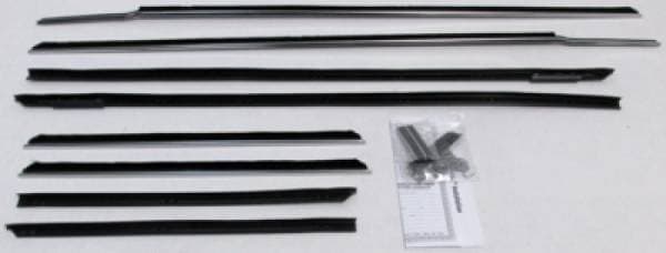1961-1962 Chevrolet Impala Convertible Weatherstrip Fuzzy Kit FZ6162CNV