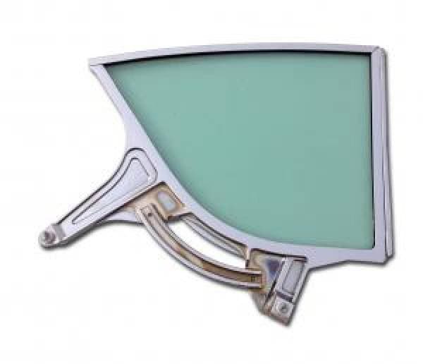 1958 Chevrolet / Pontiac Sport Coupe Assembled Quarter Glass Q2203TA-EX