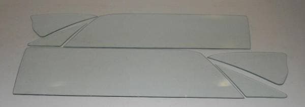 1967-1968 Ford Mustang Convertible Side Glass Set SS-MSTG-67-68-CV