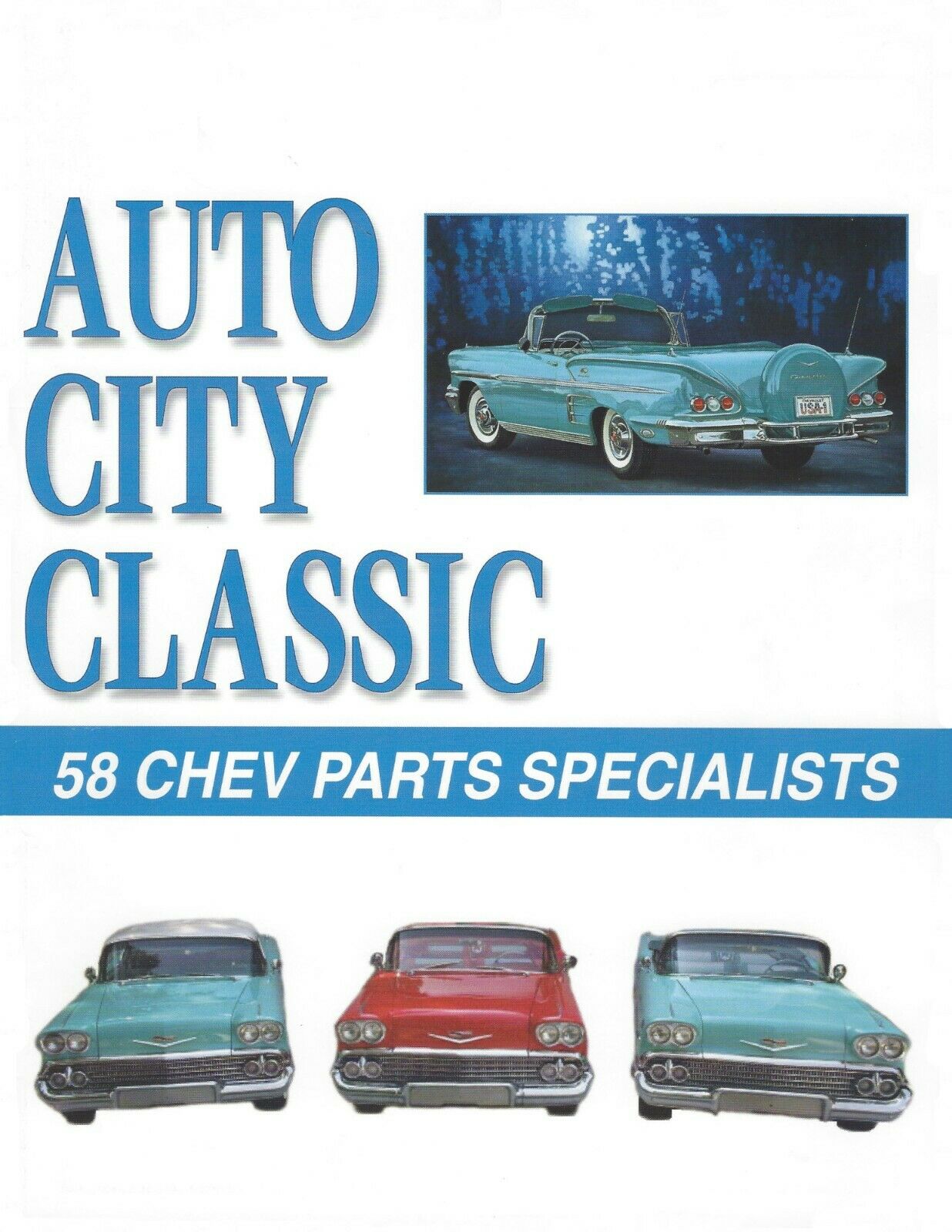 1958 Chevrolet Parts Catalog