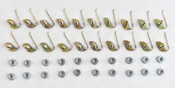 Auto City Classic - 1958 Chevrolet Biscayne 2 Door Sedan Side Molding Clip Set 58-1482