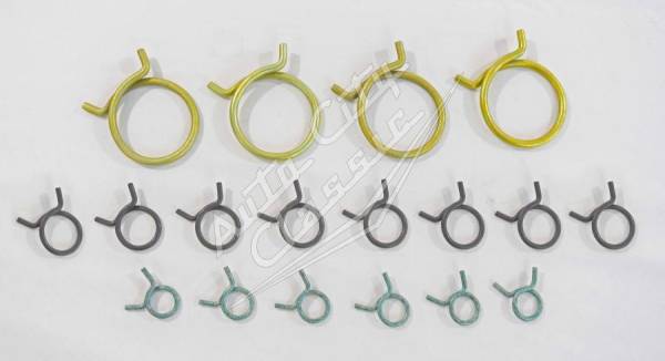 Auto City Classic - 1958 Chevrolet Passenger Cars Hose Clamp Set for Radiator and Heater