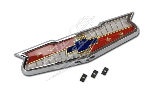 Auto City Classic - 1958 Chevrolet V8 Passenger Cars Hood Emblem Assembly