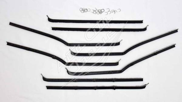 Auto City Classic - 1958 Chevrolet / Pontiac 4 Door Wagon Window Weatherstrip Fuzzy Kit