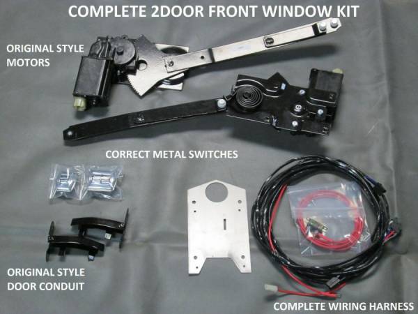 Auto City Classic - 1958 Chevrolet / Pontiac 2 Door Wagon and Sedan Delivery Power Window Kit