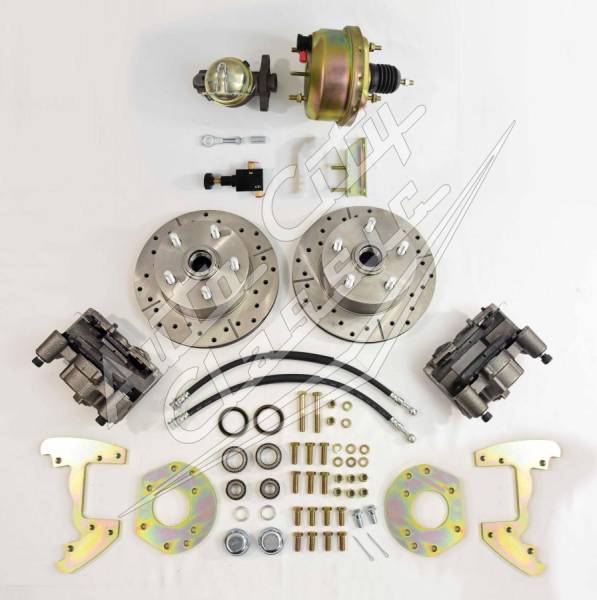 Auto City Classic - 1960-1965 Ford Falcon 6 Cylinder 14" Rims 5 Lug Complete Disc Brake Changeover Kit