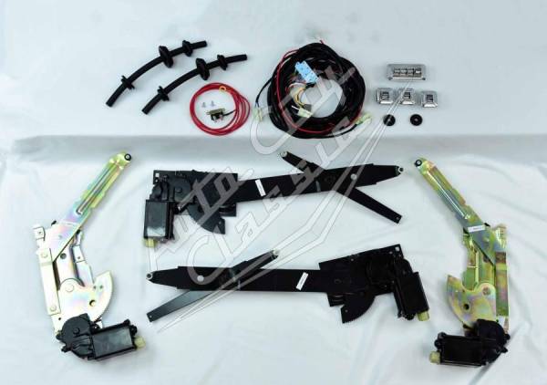 1964-1967 GM A Body 2 Door Hardtop Power Window Kit 6401H