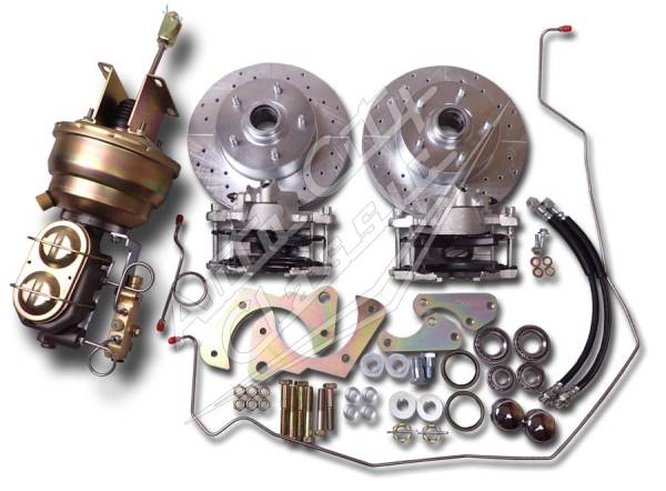 Auto City Classic - 1965-1968 Chevrolet Passenger Cars Original Wheel Complete Disc Brake Conversion Kit