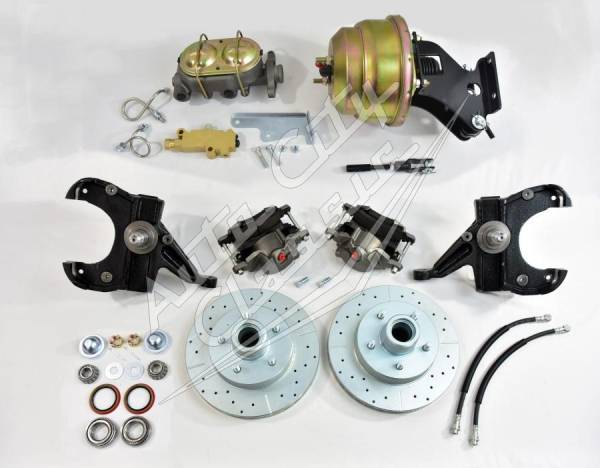 Auto City Classic - 1967-1970 Chevrolet / GMC Pickup and Suburban 5 Lug Front Disc Brake Conversion Drop BRK-CVY-67-70-DROP-5L