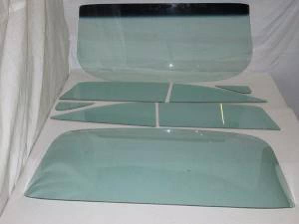 Auto City Classic - 1961 Buick / Chevrolet (61-62) / Oldsmobile / Pontiac 2 Door Hardtop Complete Glass Package CGC-61-62-CHEV-2DR-BUB - ORIGINAL GREEN TINT