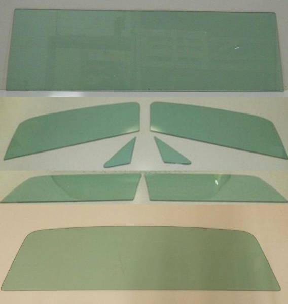 Auto City Classic - 1966-1977 Ford Bronco Long Roof and Wagon Series 98 Complete Glass Package 6677PKG98