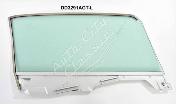 Auto City Classic - 1964-1966 Ford Mustang Convertible Left Assembled Door Glass D3292A