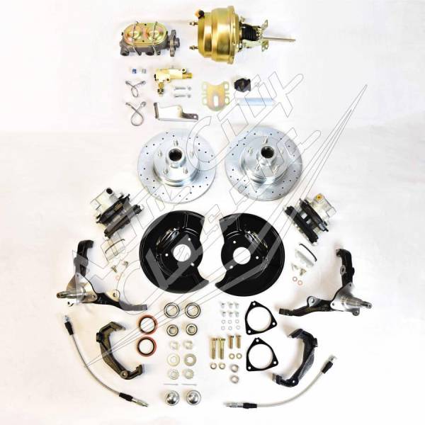 Auto City Classic - 1954-1956 Ford Passenger Cars Complete Disc Brake Conversion- Granada Spindles