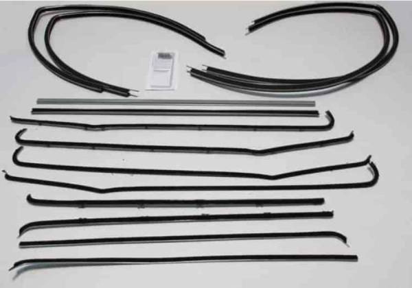 Auto City Classic - 1955-1957 Chevrolet / Pontiac 2 Door Wagon Weatherstrip Fuzzy Kit FZ55572WAG-A