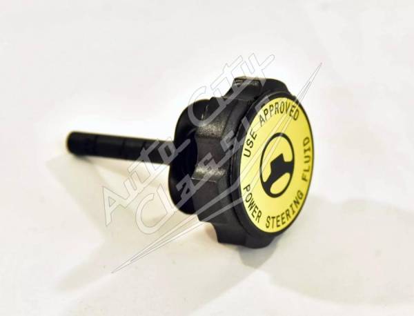 Auto City Classic - 1962-1999 GM Black Plastic Power Steering Pump Dip Stick Cap- OE Style 15431