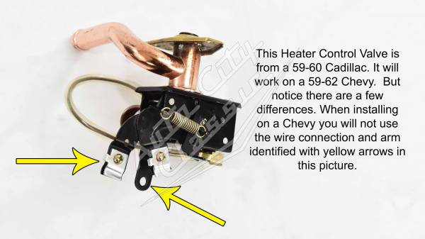 Auto City Classic - 1959-1962 Chevrolet Passenger Cars Heater Control Valve HCV5962CV