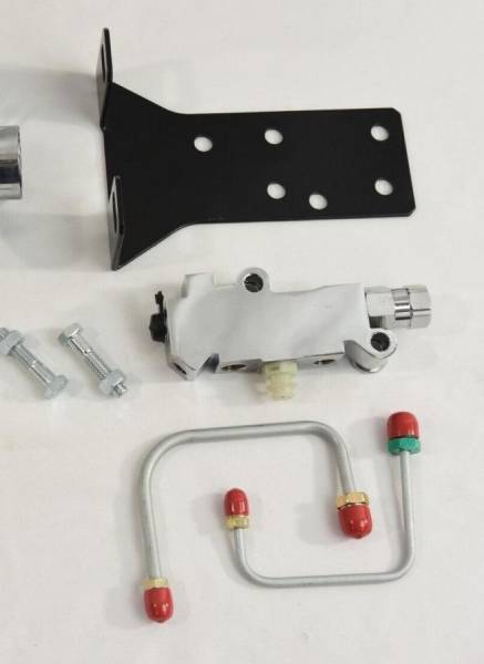 Auto City Classic - 1964-1969 Ford Mustang Chrome Disc Drum Proportioning Valve with Bracket and Pigtails PV-MU-64-69-DRUM-C