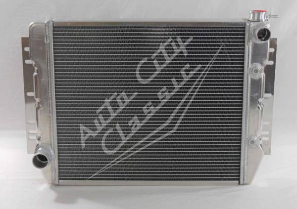 Auto City Classic - Universal Cross Flow Ford Style Aluminum Radiator 26" x 19" SL-104B-AT