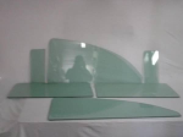 Auto City Classic - 1955-1957 Chevrolet / Pontiac 2 Door Sedan Side Glass Set SS-5557CV2S210