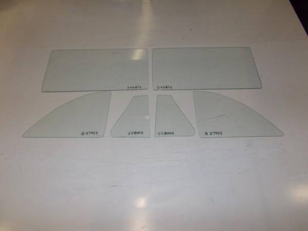 Auto City Classic - 1953 Buick / Oldsmobile 2 Door Sedan Side Glass Set SS-53-BO-2S
