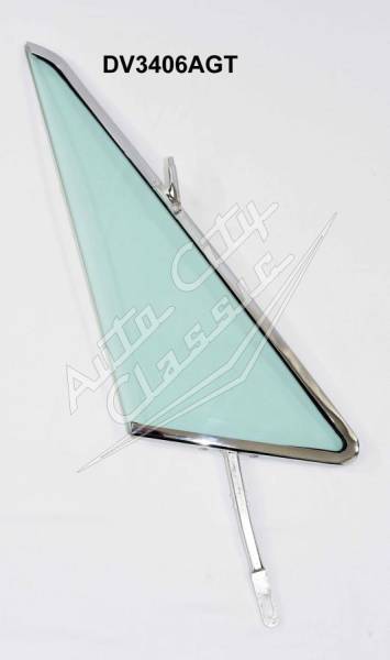 Auto City Classic - 1965-1968 Buick / Cadillac / Chevrolet / Oldsmobile / Pontiac Convertible and Hardtop Left Assembled Vent Glass V3406A
