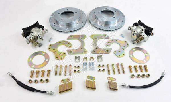 Auto City Classic - Ford Truck Bronco Large Bearing 5 Lug Rear Disc Brake Conversion Wheel Kit