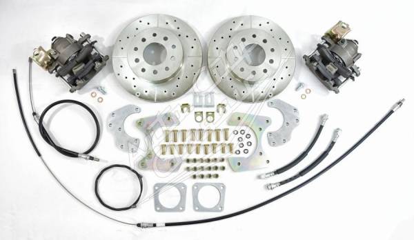 Auto City Classic - 1968-1969 Chevrolet Camaro Staggered Shock Rear Disc Brake Conversion Wheel Kit