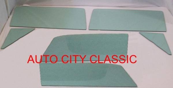 Auto City Classic - 1964 Ford Galaxie 4 Door Sedan 54A, 54B, 54E Side Glass Set 64GAL4SEDSS