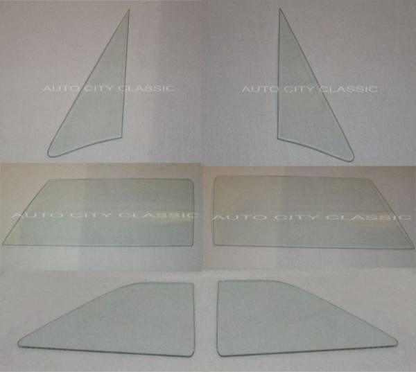 Auto City Classic - 1967-1968 Ford and Mercury Convertible Side Glass Set 6768CONVSS