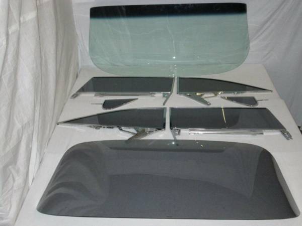 Auto City Classic - 1959-1960 Buick / Cadillac / Oldsmobile 2 Door Hardtop Complete Glass Package with Assembled Side Glass CG-BCO-59-60-2H-SSA-EX