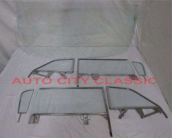 Auto City Classic - 1959-1960 Buick / Cadillac / Oldsmobile Convertible Complete Glass Package with Assembled Side Glass Set CG-BCO-59-60-CV-SSA-EX