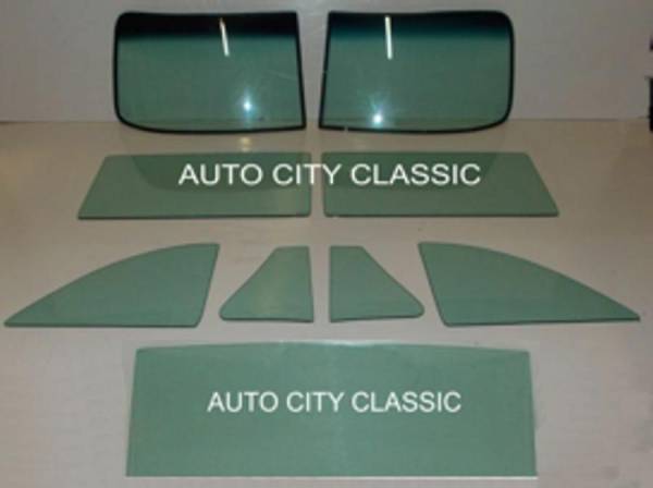 Auto City Classic - 1941-1942, 1946-1948 Buick / Chevrolet / Oldsmobile / Pontiac Coupe Complete Glass Package CG-BCOP-41-48-CP-2P-SLQ
