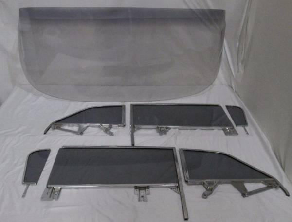 Auto City Classic - 1959-1960 Buick/ Chevrolet / Oldsmobile/ Pontiac Convertible Complete Glass Package with Assembled Side Set CG-BCOP-59-60-CV-SSA-EX