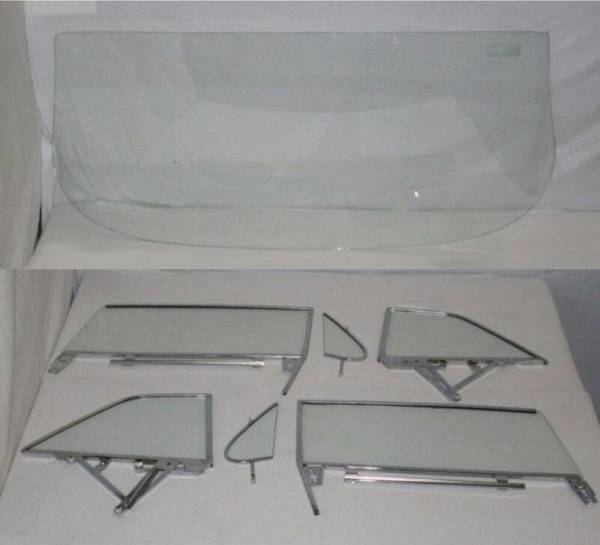 Auto City Classic - 1963-1964 Cadillac Convertible Complete Glass Package with Assembled Side Set CG-CAD-63-64-CV-SSA-EX