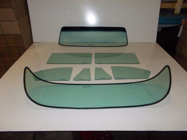 Auto City Classic - 1953-1954 Chevrolet / Pontiac 2 Door Coupe Complete Glass Package CG-CP-53-54-2C - ORIGINAL GREEN TINT