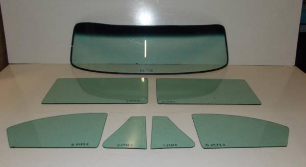 Auto City Classic - 1953-1954 Chevrolet / Pontiac Convertible Complete Glass Package CG-CP-53-54-CV - ORIGINAL GREEN TINT
