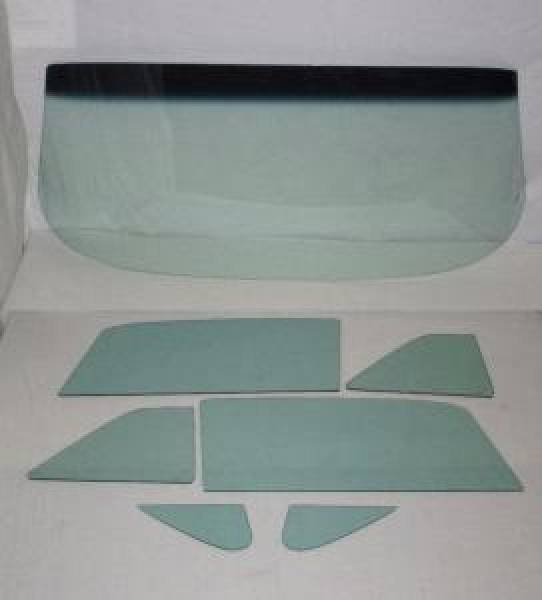 Auto City Classic - 1961-1962 Buick / Chevrolet / Pontiac / Oldsmobile Convertible Complete Glass Package CGC-61-62-CHEV-CV - ORIGINAL GREEN TINT