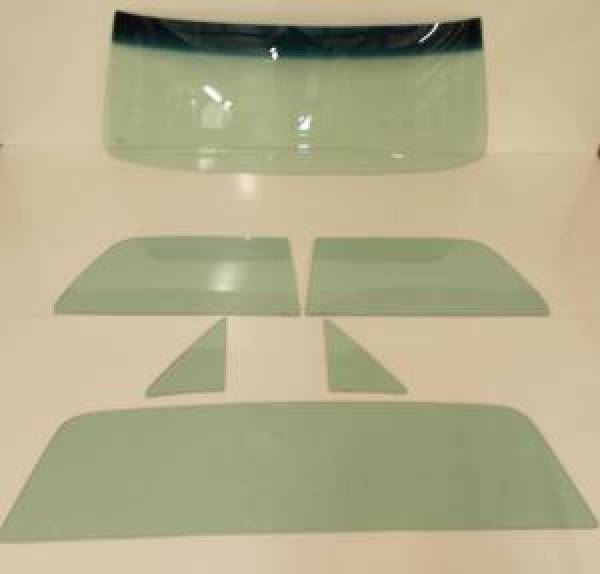 Auto City Classic - 1964-1967 Chevrolet El Camino Complete Glass Package CGCP-64-67-EL CAMINO - ORIGINAL GREEN TINT