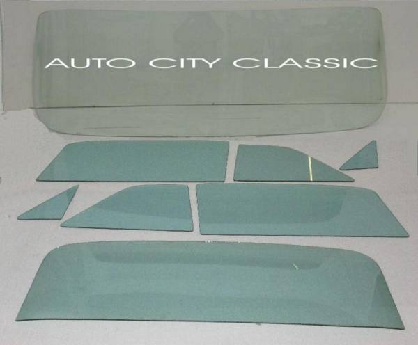Auto City Classic - 1957-1958 Ford 2 Door Hardtop Retractable Complete Glass Package CGF-57-58-FD-2DR-RT