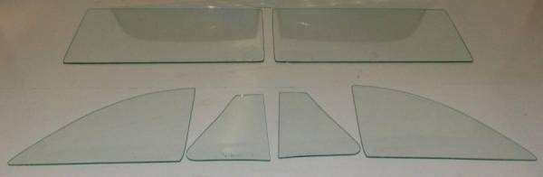 Auto City Classic - 1949-1952 Chevrolet / Oldsmobile / Pontiac 2 Door Sedan Jetback Side Glass Set SS-COP-49-52-JB-2S