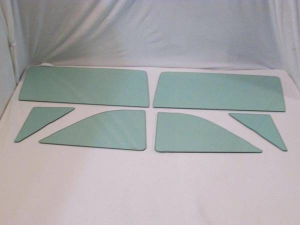 Auto City Classic - 1957-1958 Ford Custom 2 Door Sedan and Business Coupe Side Glass Set SS-F-57-58-CUSTOM