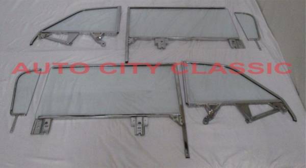 Auto City Classic - 1959-1960 Buick / Cadillac / Oldsmobile Convertible Assembled Side Glass Set SSA-BCO-59-60-CV-EX